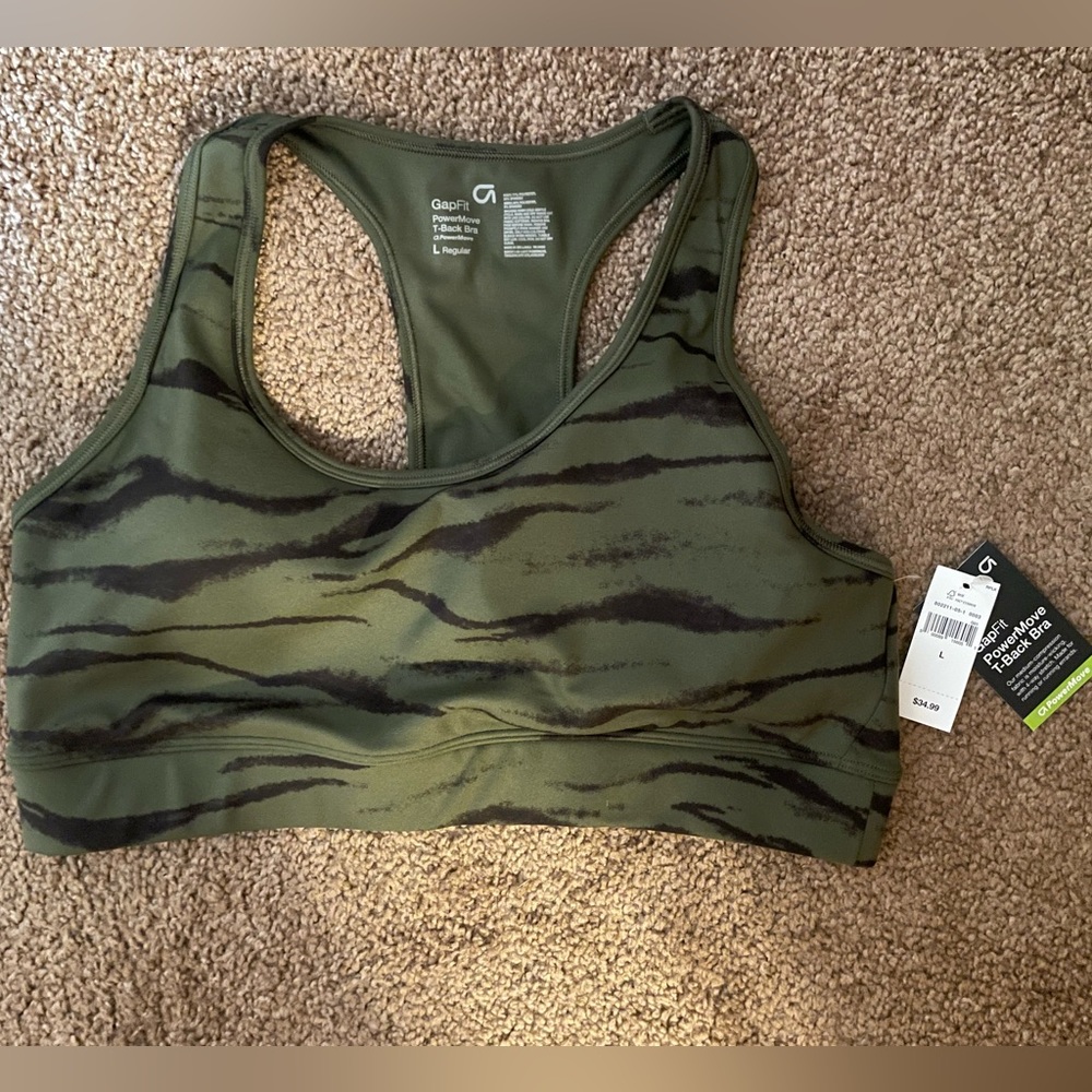 NWT Gap Fit PowerMove T-Back Bra